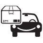 car and package icon