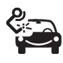car and repair man icon